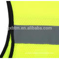 100% Polyester Yellow High Visibility Reflective Safety Vest Night Running Security Clothing Adjustable Waist